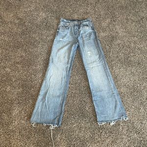Aeropostale High Rise Wide Leg Jeans